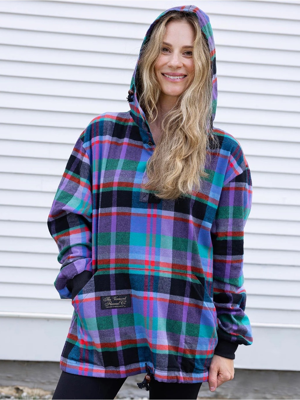 Vermont Flannel Hooded Pullover - Montana